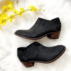 Wolverine Alice black leather ankle bootie boots